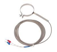 VGEBY Thermocouple de Type K, Acier Inoxydable avec Capteur de Température à Réponse Rapide pour Mesure de 32 à 752 °F dans les Applications Industrielles (#1)