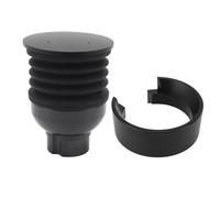 VGEBY Trémie de Moulin à café à Dose Unique avec Soufflet en Silicone Durable, Bac de Soufflage de Grains Efficace pour les Amateurs de café, Idéal pour la Cuisine et le, 58 Mm, 1 unité (Anneau noir)