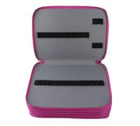VGEBY Trousse à Crayons à Fermeture éclair Multi-Fentes avec Conception à 5 Couches pour Une Utilisation à L'école et au Bureau - Peut Contenir 252 Stylos - Fabriquée en Matériau PU Durable (Purple)