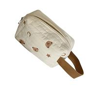 VGEBY Trousse de Maquillage de Voyage en Forme d'ours Mignon, Sac de Rangement Portable en Tissu de Coton pour Femmes, Idéal pour Les Cosmétiques (Ours étoile)