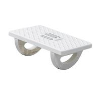 VGEBY Under Desk Foot Rest Ergonomic Massage Foot Stool (WHITE) | Antidérapant, léger, portable, design à bascule, facile à nettoyer.