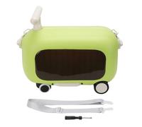 VGEBY Valise à roulettes pour Enfants, Bagage à Main Multifonctionnel de Grande capacité, équipé de Pédales Pliantes à 90 Degrés pour Le Voyage (Green)