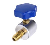 VGEBY Vanne de Robinet R134A, Remplacement en Alliage pour Tuyau de Charge AC 1/4" 1/2", Parfait pour la Manipulation du Réfrigérant dans les Systèmes Automobiles et Domestiques