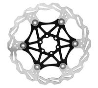 VGEBY Vélo Frein à disque rotor avec des boulons 160/180 / 203mm flottant rotor pour VTT 203mm Noir