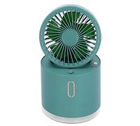 VGEBY Ventilateur de Brumisation de Table, Mini Ventilateur de Pulvérisation de Brume Fraîche Pliable, Rechargeable par USB avec Réservoir d'eau de 300 Ml pour le Maquillage, le Camping, les Voyages