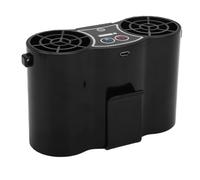 VGEBY Ventilateur de Taille, Ventilateur USB à Clip de Ceinture à 3 Vitesses avec Lampe de Poche, Double Sortie D'Air, Suspension au Cou pour Camping en Plein Air, Pêche, Cyclisme,