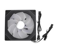 VGEBY Ventilateur PC, Ventilateur de Châssis ARGB avec Conception d'objectif Infinie, Fonctionnement à Faible Bruit, Parfait pour les Refroidisseurs de Processeur et les Constructions de Boîtiers