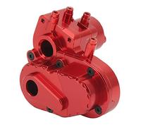 VGEBY VGEBY Boîte de Vitesses, Boîtiers de Boîte de Vitesses en Alliage d'aluminium avec Finition Anodisée pour Voitures SCX6 RC 1:6 Boîtier de Transmission Haute Résistance (Silver) (Rouge)