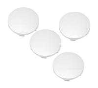 VGEBY VGEBY Capuchons de Centre de Roue de Voiture, Construction ABS, 4 Pièces de 60 Mm de Diamètre Extérieur pour Véhicules R50 R51 R52 R53 R55 R56 R57 R58 R59 R60 R61 F55 F56 (Silver)