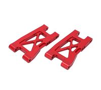 VGEBY VGEBY Kit de Suspension, Ensemble de Bras de Suspension Avant et Arrière en Alliage d'aluminium pour Véhicules LaTrax Teton 760541 1/18 RC, Mise à Niveau, Installation Facile (Rouge) (Rouge)