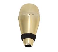 VGEBY VGEBY Sourdine de Trompette, Silencieux Entièrement fermé en Plastique ABS, Sourdine d'entraînement Silencieuse pour Trompettes et Joueurs d'euphonium (SILVER) (GOLD)