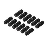 VGEBY Vis de Hauteur de Selle 12 Pièces, Ensemble de Réglage en Métal pour Pont de Guitare électrique, avec Matériau Durable Résistant à la Rouille, Robuste et Résistant à la Corrosion (BLACK)