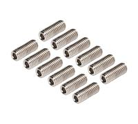 VGEBY Vis de Hauteur de Selle 12 Pièces, Ensemble de Réglage en Métal pour Pont de Guitare électrique, avec Matériau Durable Résistant à la Rouille, Robuste et Résistant à la Corrosion (SILVER)