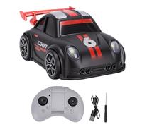 VGEBY Voiture à Dérive RC, Jouet télécommandé à 4 Modes avec Lumière LED et Détection de Gestes pour Cadeau d'anniversaire et de Noël (Black)