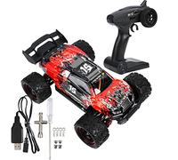 VGEBY Voiture Télécommandée, Modèle de Voiture RC 1/18 Haute Vitesse avec Moteur sans Balais 2435 4000 KV et Contrôle à Grande échelle 2,4 G pour Tout Terrain