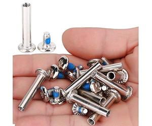 VGEBY1 10Pcs Vis de Roue de Patinage,Pointes en Acier d'Axe de Roue de Patin de Roue de Patin Intégré(31mm)