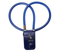 VGEBY1 80cm Chaîne Bluetooth Smart Lock Antivol Alarme Téléphone,Verrouillage Automatique Via Téléphone APP pour Smartphones iOS Android pour Vélos Motos Portes(Blue)