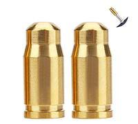 VGEBY1 Bouchon de Valve Presta, 2pcs Bouchon de Valve Presta en Titane, Bouchon de Valve de gaz en Alliage de vélo de Route pour Tube de buse de gaz (Or) pièces détachées vélo