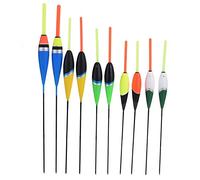 VGEBY1 Flotteur de Pêche, 10pcs Flotteurs de Pêche Colorés avec des Crochets Bobbers pour la Pêche