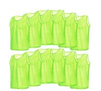 VGEBY1 Gilets de Formation 12Pack, Gilets de Formation de Football de Mêlée de Football de Bavoirs de Sports pour des Sports