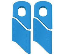 VGEBY1 Lot de 4 protections de manivelle en silicone pour vélo Bleu