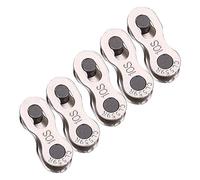 VGEBY1 Maillons de Chaîne de Vélo, Connecteur de Chaîne de Bicyclette Robuste Attaches Rapides Connecteur à Articulation Magique à Dégagement Rapide pour Vitesse 8/9/10(10 Vitesses)