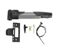 VGEBY1 Pompe à Air de Vélo, Gonfleur de Vélo Compact Portable avec Kit de Montage sur Cadre, Outil de Réparation de Pneu de Vélo (Gris)