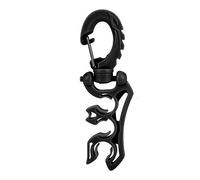 VGEBY1 Porte-Tuyau de Plongée, Scuba BC Clip de Tuyau Crochet Détendeur de Plongée(Noir)