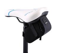 VGEBY1 Sacoche de Selle Arrière Super Léger pour Vélo, Sac de Rangement/Sac de Queue sous Le Siège Vélo (Noir)