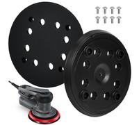 VGECEE Lot de 2 Plateau de Ponçage 125 mm, Tampon de Remplacement 8 Trous Plateaux Ponçage Professionnels pour Ponceuses Tampon de Ponceuse de Remplacement Plateau Ponceuse 125mm, avec 8 Vis
