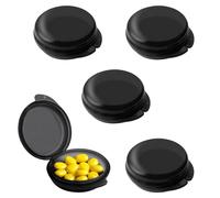 vgggrd 4 Pack Pilulier Portable Journalier, Pilulier Semainier 7 jours Pillulier Petite Capacite, Ideal Voyage, Sans BPA, Pilulier Hebdomadaire(Round-Nori)