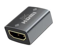 vgggrd Coupleur HDMI 8K, Rallonge HDMI 2.1 Femelle vers Femelle Supporte 8K @60Hz 4K 2K 1080P UHD HDR Résolution 7680 * 4320 Compatible avec PC 360 TV Stick Chromecast TV Moniteur