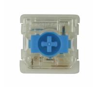 VGHJTYS Commutateur Laiteux à Profil Bas v2, axe Rouge Bleu Marron, 3 Broches for commutateurs à Profil Bas, Clavier mécanique K1 K7 NuPhy Air75 (Color : Blue 110pcs)