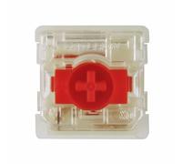 VGHJTYS Commutateur Laiteux à Profil Bas v2, axe Rouge Bleu Marron, 3 Broches for commutateurs à Profil Bas, Clavier mécanique K1 K7 NuPhy Air75 (Color : Red 70pcs)
