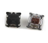 VGHJTYS Commutateurs Silencieux Argent Jaune Rouge Marron KS-15, Remplacement for Clavier à commutateur Optique Gateron SK61 SK64 SK73 (Color : Silent Brown 70 pcs)