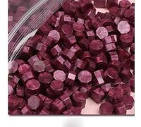 VGHJYNM 1Kg 3300 pièce/lot Perles de Timbre de Sceau de Cire Vintage pour enveloppe de Cire Cire à cacheter avec Timbre-Sauce Rouge