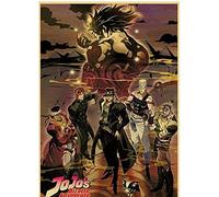 VGJM 5D Diamond Painting Cross Stitch Classic Anime Adventure JoJo Action Anime Retro Painting A Art Home Wall Decoration -40x40cm