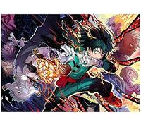 VGJM 5D Diamond Painting Cross Stitch My Hero Academia Painting Japanese Anime Art Art Home Wall Decoration 50x60cm