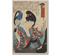 VGJM 5D Diamond Painting Cross Stitch Retro Japanese Ukiyo-e Art Home Wall Decoration 40x40cm
