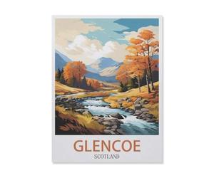 VGJM 5D Diamond Painting Kits，Glencoe Scotland ， Tree，DIY Rhinestone Embroidery Set Paint with Diamond Art by Number Kits Cross Stitch Home Wall Craft Decoration-30x40cm