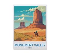 VGJM 5D Diamond Painting Set for Adults and Children，Monument Valley Utah，DIY Diamond Crystal Rhinestone Embroidery Painting-30x40cm