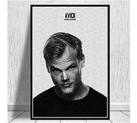 VGJM Adult 5D Diamond Painting Set Avicii Legendary Dj Music Modern Abstract Art Crafts for Home Wall Decoration 50x50cm