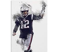 VGJM Adult 5D Diamond Painting Set Tom Brady Football Player Art Crafts for Home Wall Decoration 40x40cm