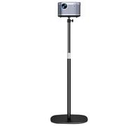VGKE Support de projecteur, support rotatif à 360°, hauteur réglable de 76,2 à 127 cm, support universel compatible avec projecteur, appareil photo, webcam, alliage d'acier au carbone, noir mat