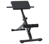 VGLQNRPT Banc d'hyperextension pliable, appareil d'entraînement pour le dos | Acier revêtu par pulvérisation, hauteur réglable, pliable compact, jusqu'à 120 kg