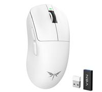 VGN F1 MOBA Souris de jeu sans fil, souris de jeu filaire/sans fil 4K avec capteur optique 26K, poids léger 55 g, autonomie de 200 h, 6 boutons programmables, chargement USB-C, pour PC/Mac/ordinateur