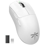 VGN F1 Pro Max Lightspeed Souris de jeu sans fil avec double mode filaire 2,4 G/Type-C - Capteur 25 K - 26 000 DPI - 55 g - Légère - 6 boutons programmables - Jusqu'à 200 h d'autonomie pour PC/Mac