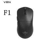 VGN-Souris de jeu sans fil Dragonfly F1 ature a Pro Max,récepteur 4K,mode touristes,2.4g,filaire,F1 Pro Max,PC,cadeau - Type F1S Black