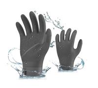 Vgo... 1 paire de gants de travail sans couture, gants réutilisables résistants aux produits chimiques, imperméables, antidérapants, pour l'industrie chimique, la nourriture et la transformation du