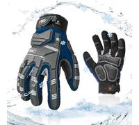 Vgo... 1paire 0°C/32°F Gants de travail d'hiver de sécurité,Gants de mécanicien,Gants d'impact,Gants anti-vibrations,Gants de rigueur,Heavy Duty(SL9792FLWP)